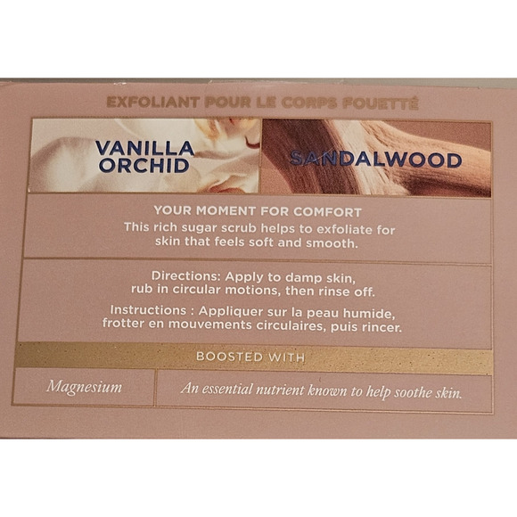 Victoria's Secret Vanilla Orchid Sandalwood w/ magnesium Whipped body scrub - Picture 3 of 5